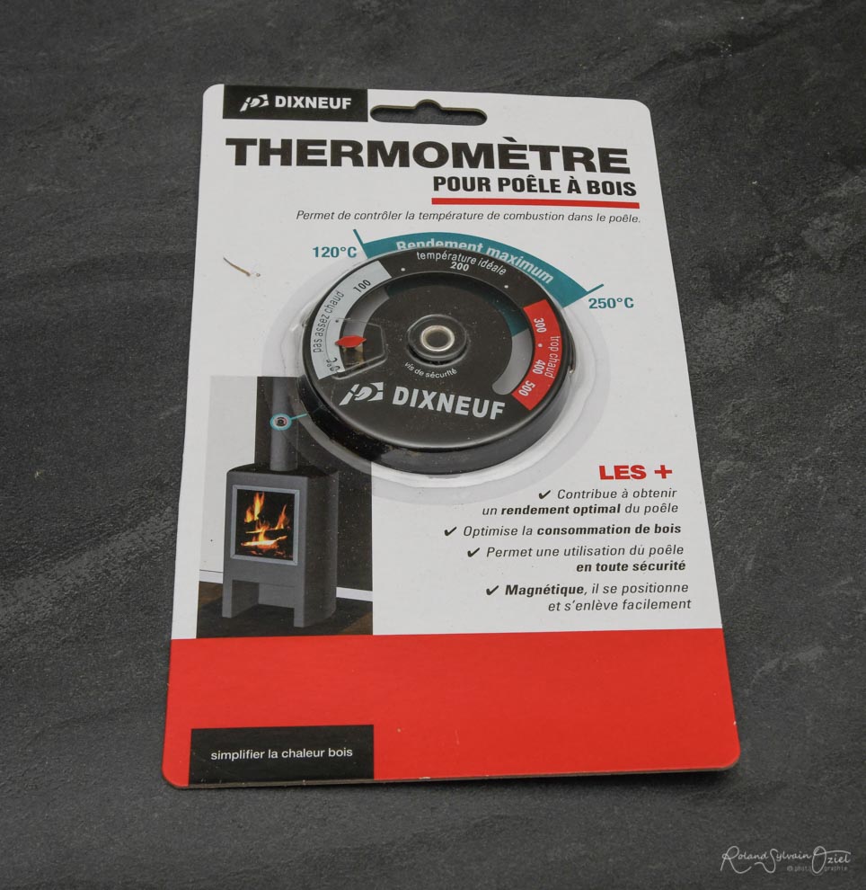 Thermomètre Dixneuf pour poêle à bois